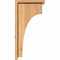 Ekena Millwork Huntington Smooth Corbel w/Backplate, Western Red Cedar, 7 1/2"W x 12"D x 24"H COR08X12X24HUN01SWR - alternate 2